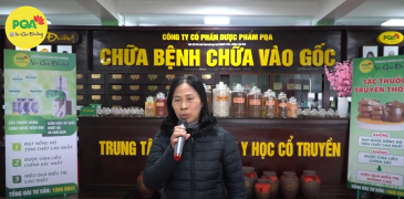 Cô Bích (Nam Định) đã giảm tình trạng đau nhức xương khớp khi tới phòng khám